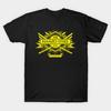 Men Black Print T-shirt Hanzo Steel No-Cut Transfer Paper Print Cotton Tshirt