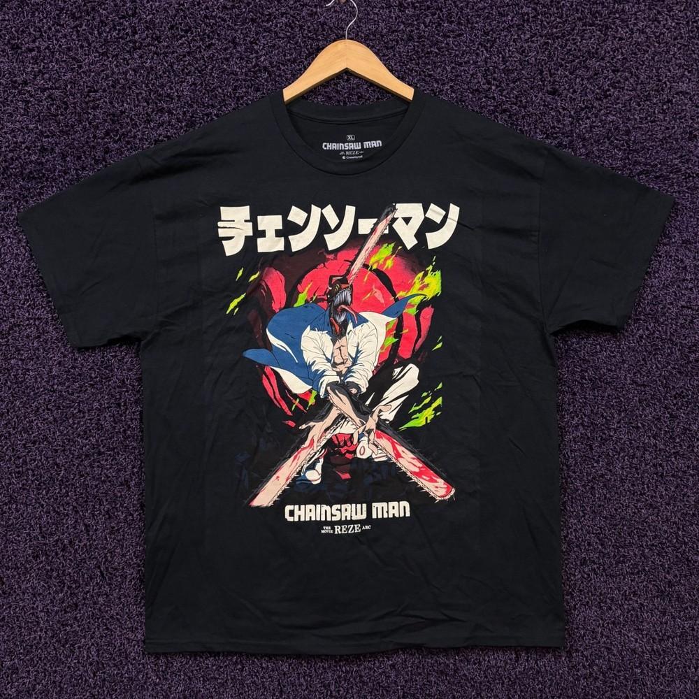 

Chainsaw Man Anime TShirt Size Extra Large Unisex T-Shirt XXXL