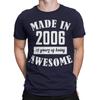 Personalised Made In 2006 T-Shirt 18 Years Of Being Awesome Birthday Gift#TA-195