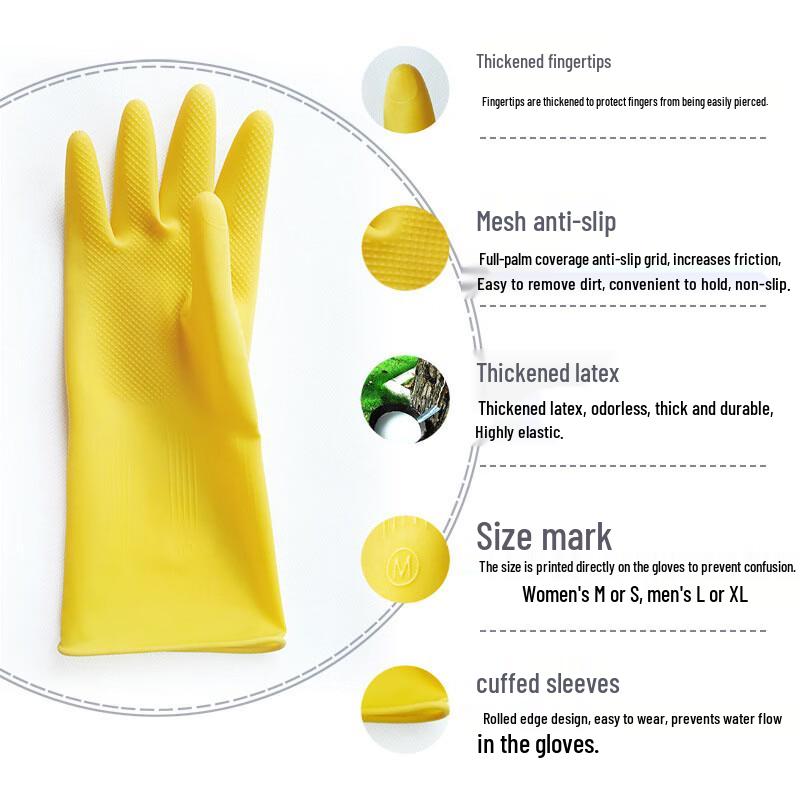 Nanxianghua Household Cleaning Rubber Gloves