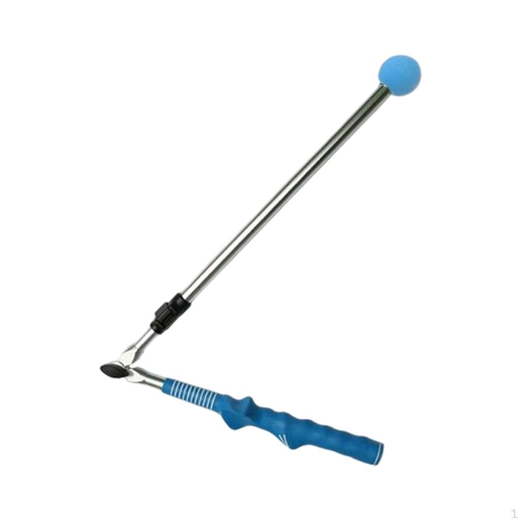 Golf Swing Trainer Telescopic Training Aid 31inch Foldable Warm up Stick