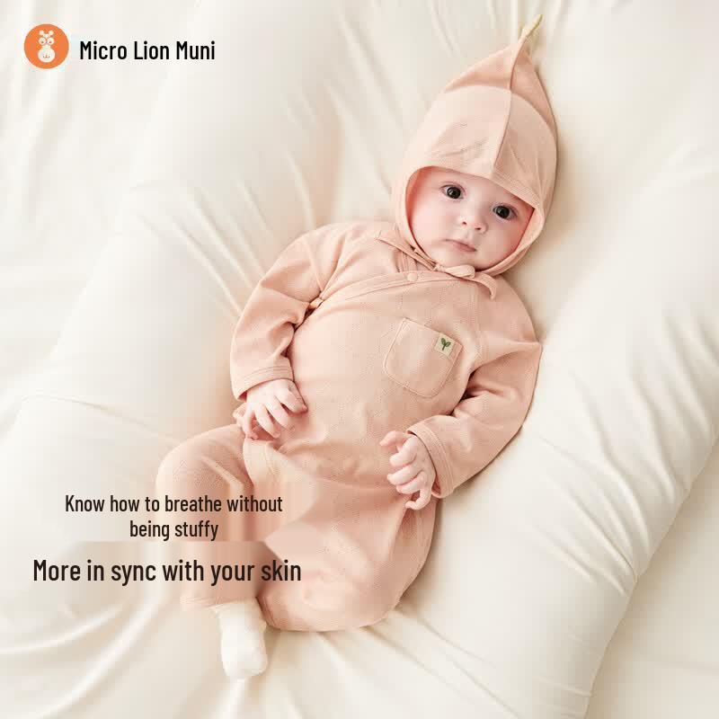 Weishi Muni Newborn Modal Summer Breathable Romper 59