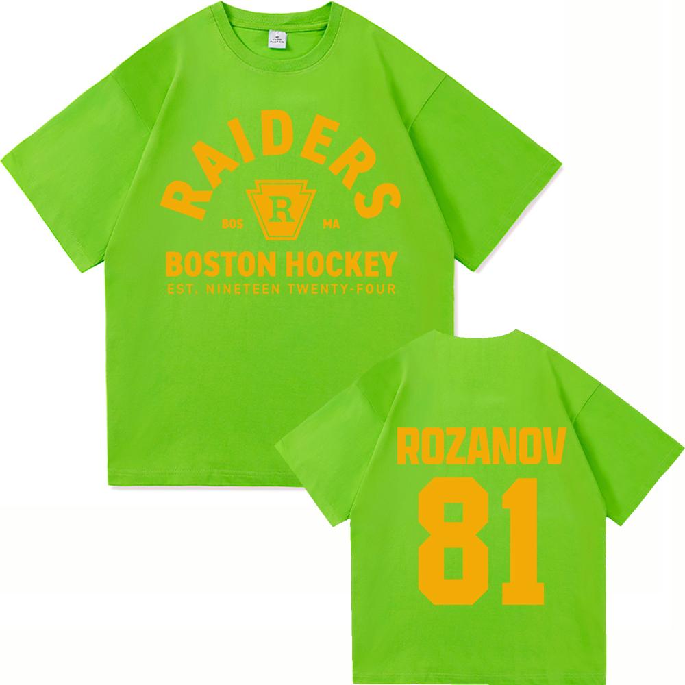 Hollander 24 T Shirt TV Show Heated Rivalry Rozanov 81 Menwomen Clothing Vintage Harajuku High Quality Tops Cotton Tshirts