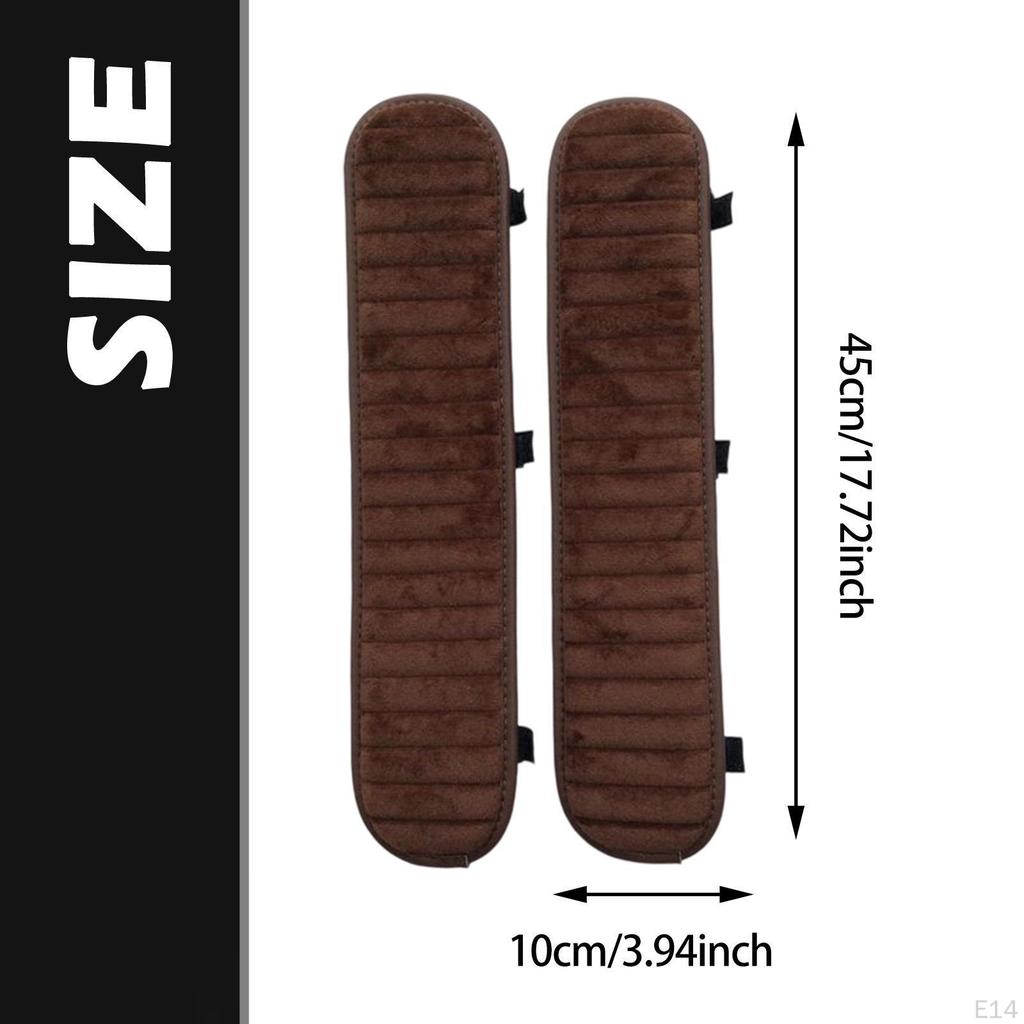 2 Pieces Chair Armrest Pad Office Cushion Elbow Support Arm Rest Velvet Material