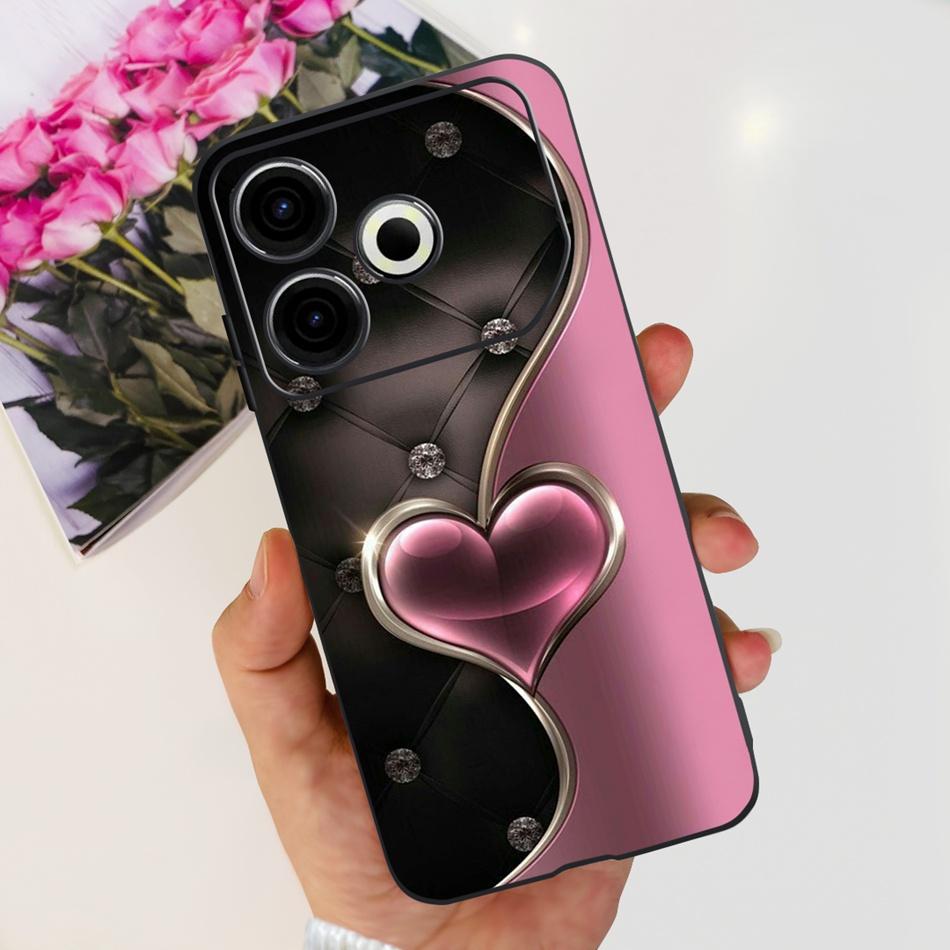 For Tecno Pova 6 Neo Phone Case Pova6 Neo 4G 2024 Elegant Printing Soft Silicone TPU Cases