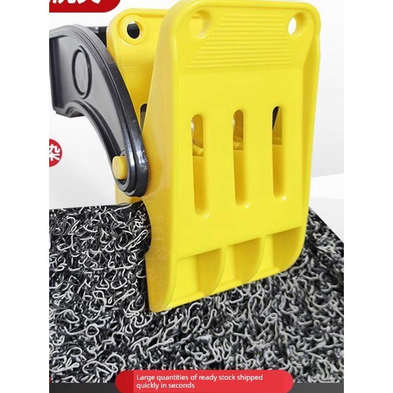 Car Floor Mat Cleaning Clip, Multifunctional Wall-Mounted Fixed Drying Clip, Mat Washing and Car Beauty Tool