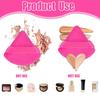 5 Pcs Powder Puff Face Soft Triangle Makeup Tool Loose Powder Body Powder Makeup Sponges Blender Contouring Under Eyes Corner
