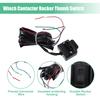A16P-Winch Solenoid Relay Contactor Rocker Kit Winch Solenoid Relay Contactor & Winch Rocker Thumb Switch Combo ATV Accessories