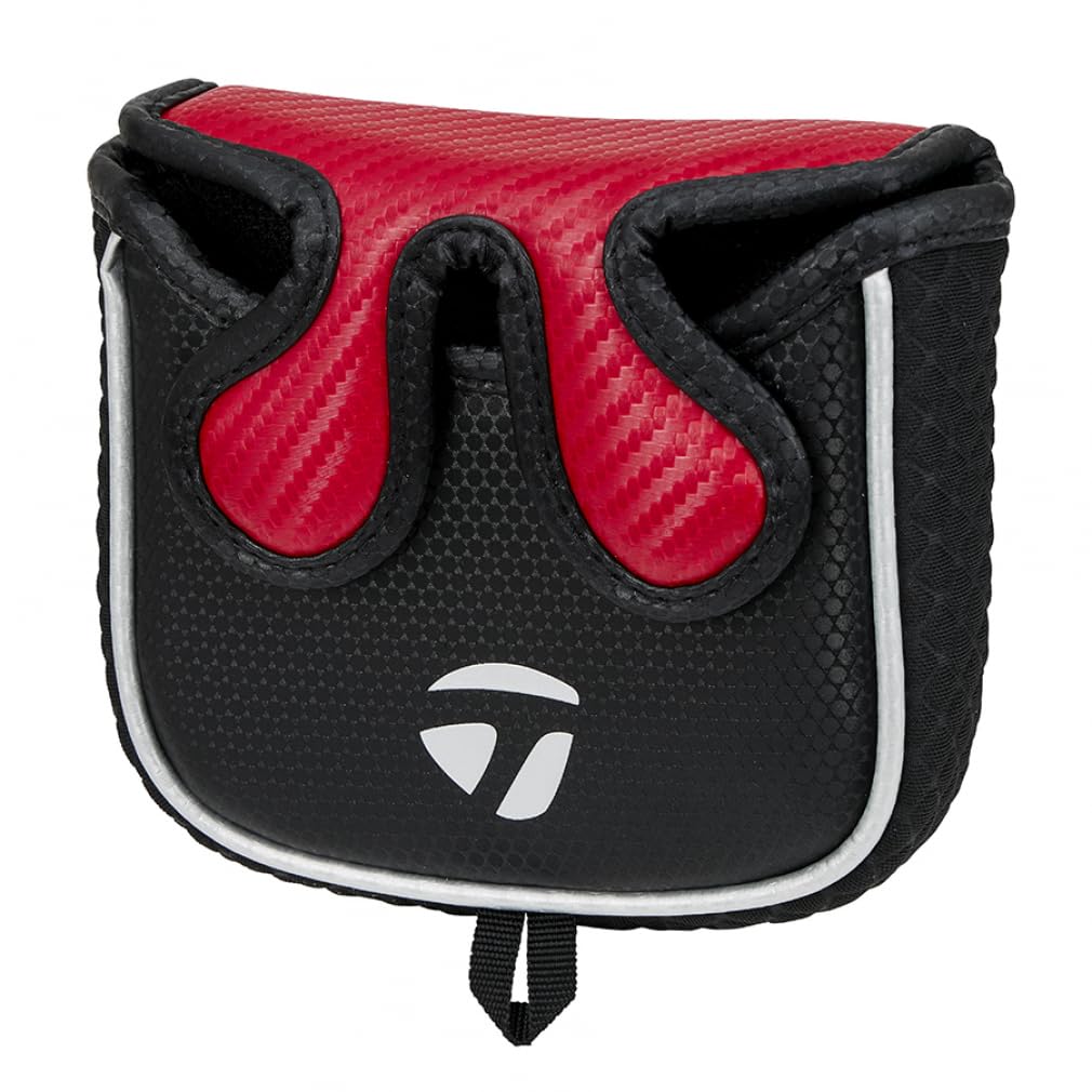 TaylorMade Austec Putter Cover, Mallet, Black/Red, Men's, 25SS