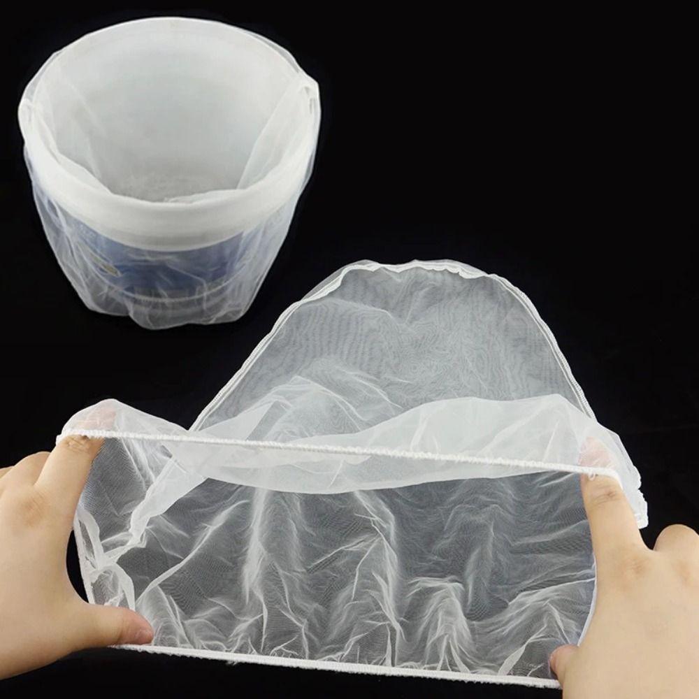5Pcs Elastic Paint Strainer Bags 1/2/5 Gallon Paint Screen Net Liquid Filter Bags Home Decoration