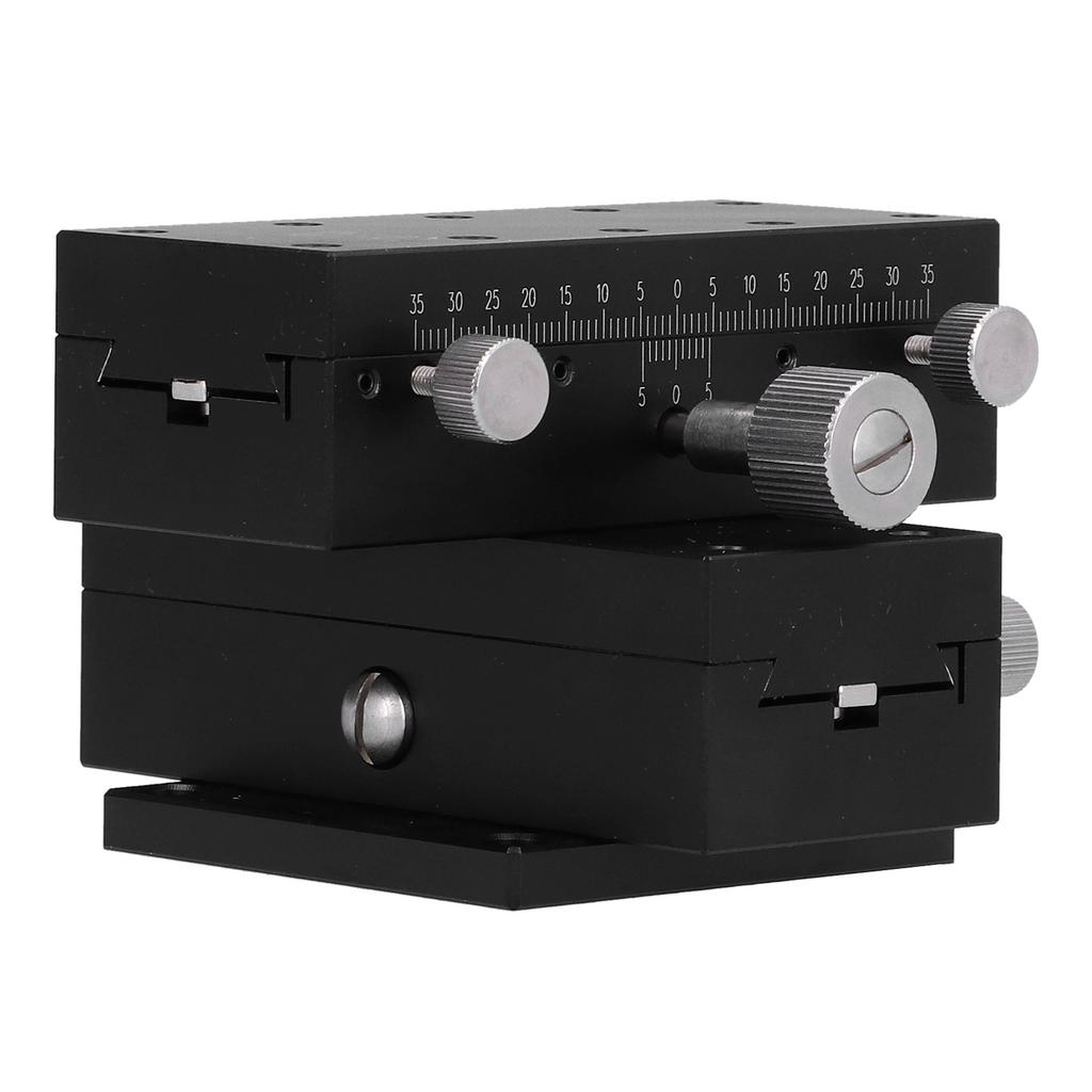 Sliding Stage Manual FineTuning Dovetail Guide Gear Rotating Translation Table XYDTS90 90x40mm
