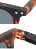 [Izipi] Sunglasses, Light Color, #E Model, Square (Black/Light Gray)