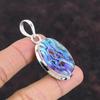 Abalone Muschel Anhänger Handgefertigter Edelstein Schmuck 925 Sterling Silber Anhänger Antiker Anhänger Original Abalone Muschel Schmuck Geschenk für Freund