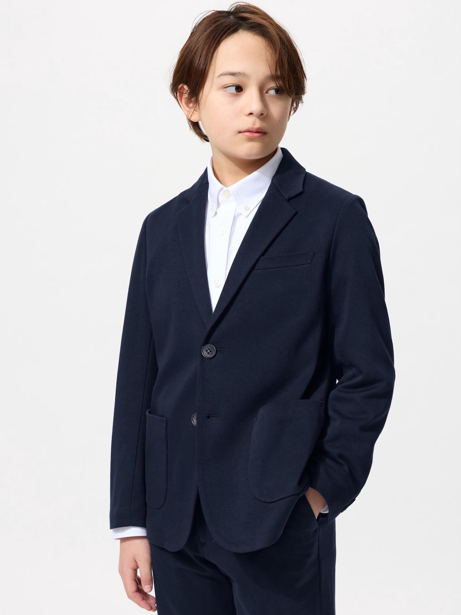 

Детская джерси-куртка Uniqlo, формальная 69 NAVY/KIDS 100
