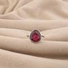 Pink Rubellite Gemstone 925 Sterling Silver Handcrafted Women Ring Birthday Gift RR-85-10