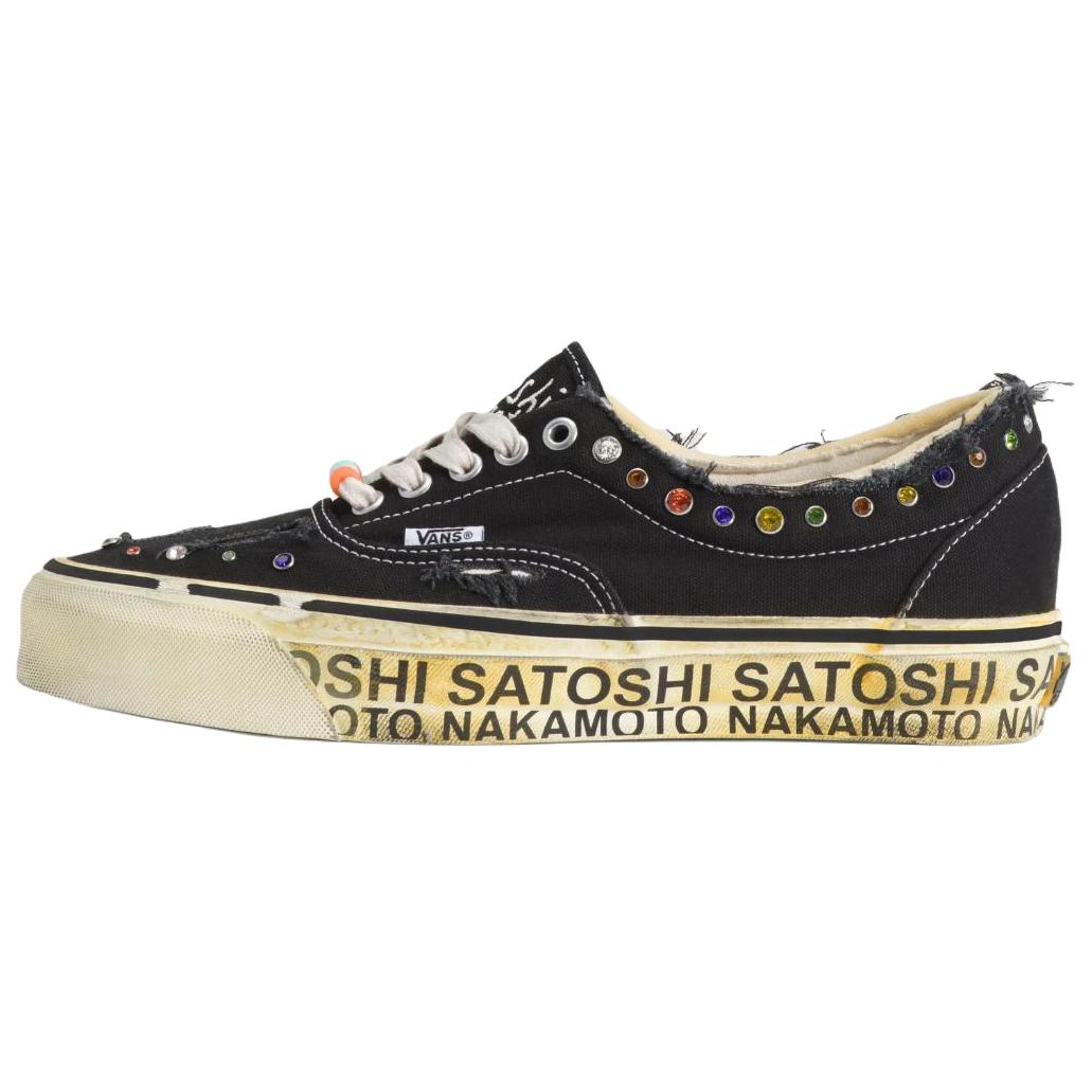 

Satoshi Nakamoto X Vans Era 95 Skateboard Shoes Unisex Black VN000EFEBLK 41