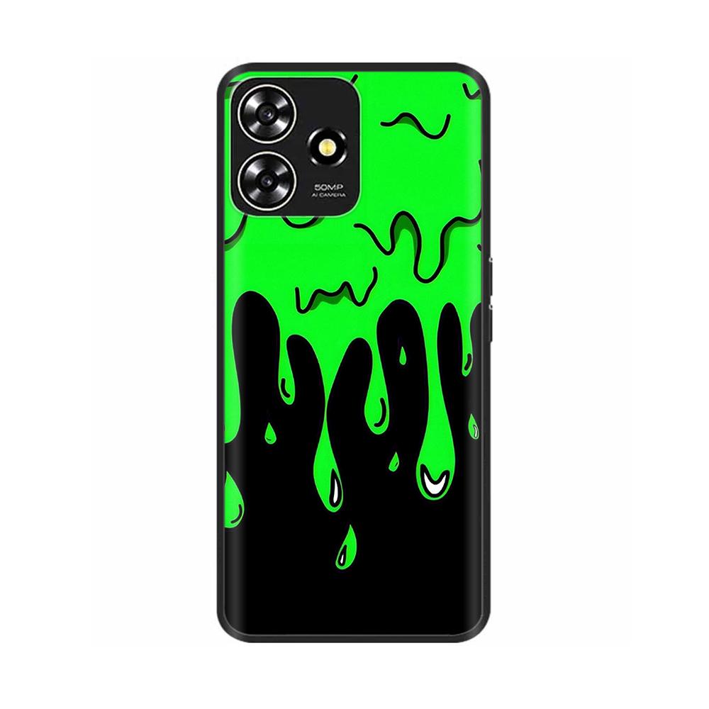 For ZTE Blade A73 4G Phone Case Lovely Silicone Back Cover For ZTE Blade A73 4G A 73 Cases Liquid Silicon Anti Drop Funda Coque