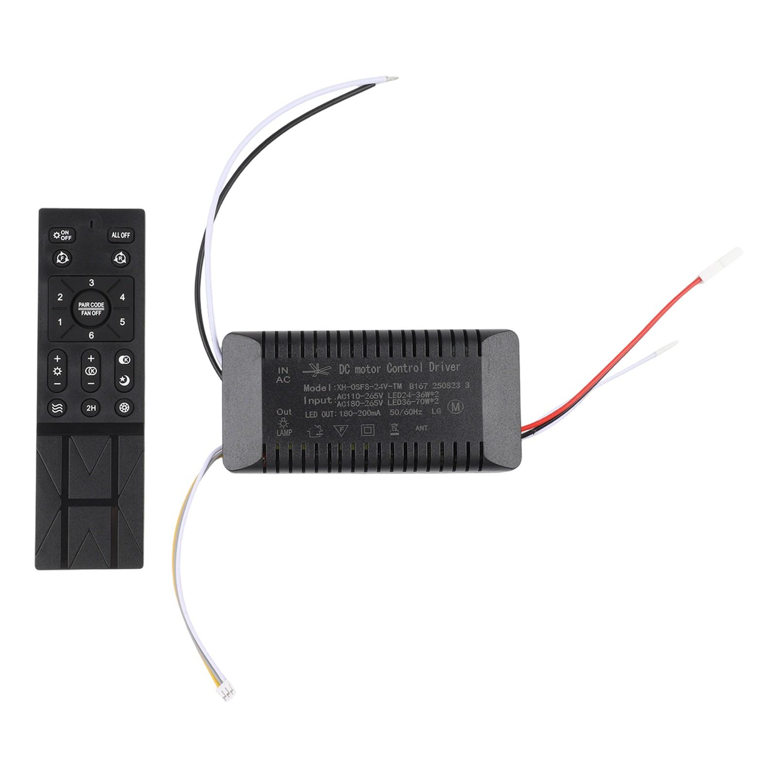 

Ceiling Fan Remote Wireless Dimming Controller AC 110V-265V Voltage