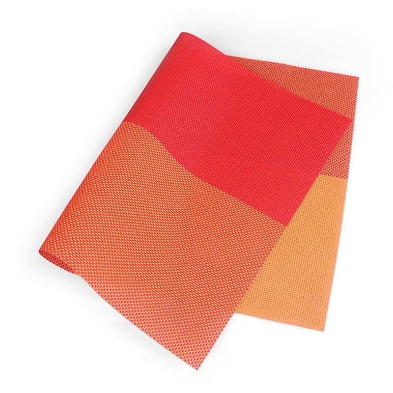 Place Mat PVC Placemats for Dining Table Mat Non-slip Placemat Set In Kitchen Accessories Cup Coaster Wine Pad Kitchen Tool