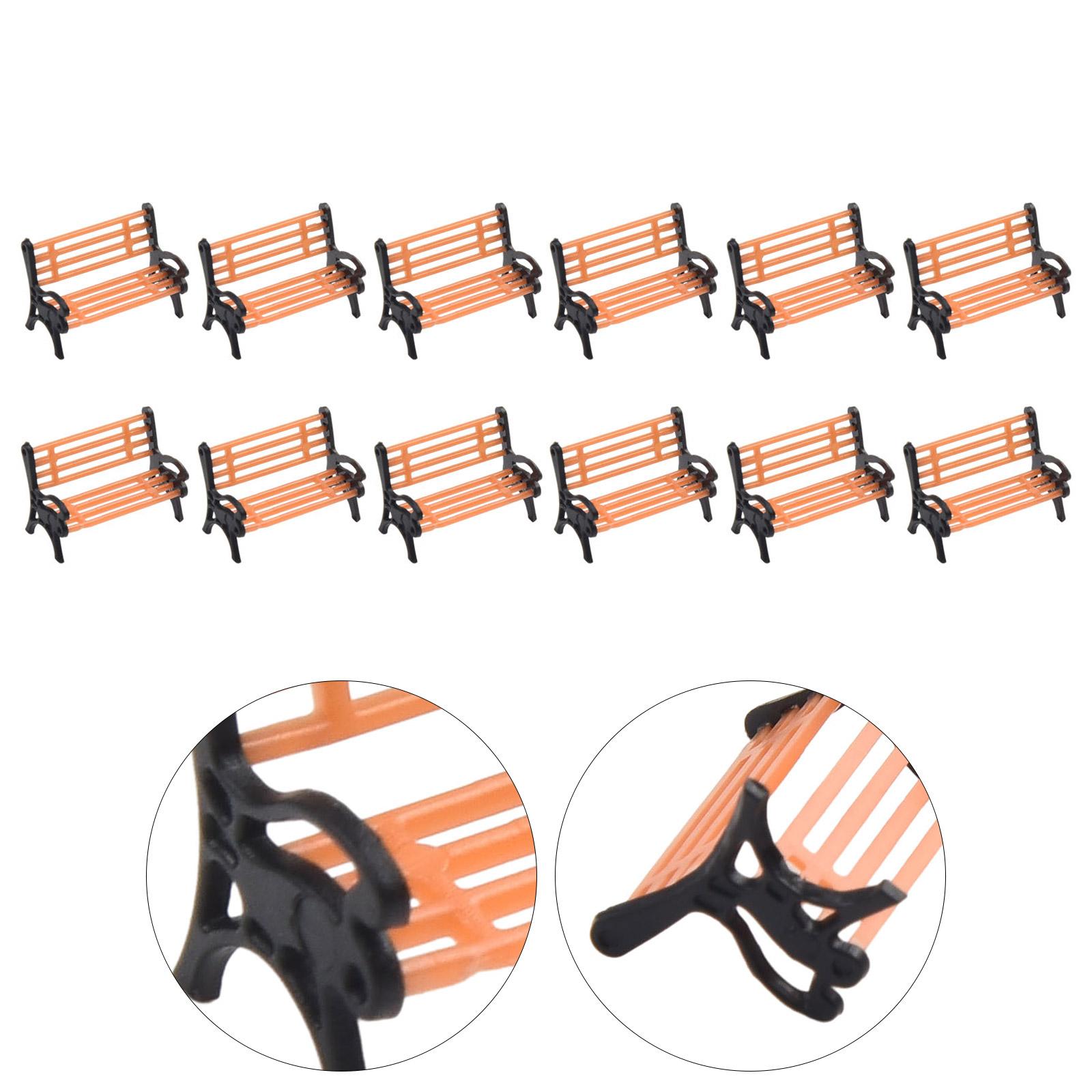 High Quality Model Train Model Park Bench 100% Brand New