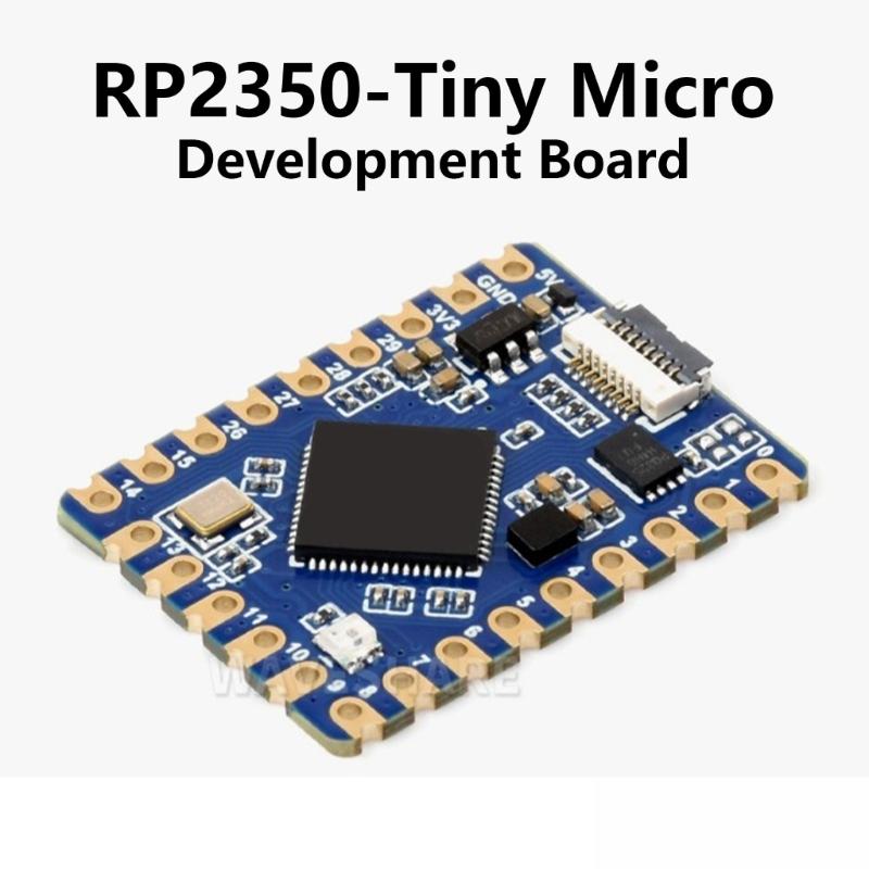 Compactly RP2350 Tiny Microcontroller Development Board With Double Cores Processor And USB Type C Compatibility