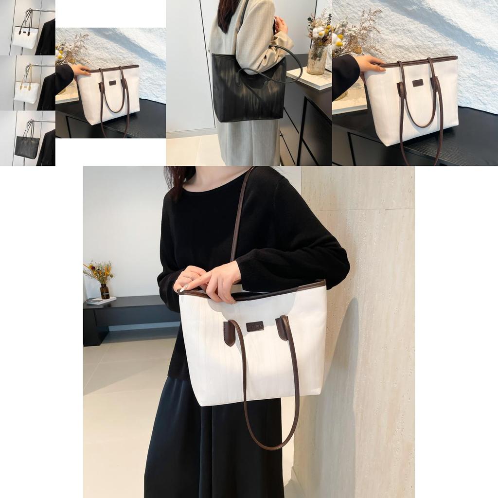 Stylish Large Capacity Tote Bag For Women With Fashionable Street Style Perfect For College Commute