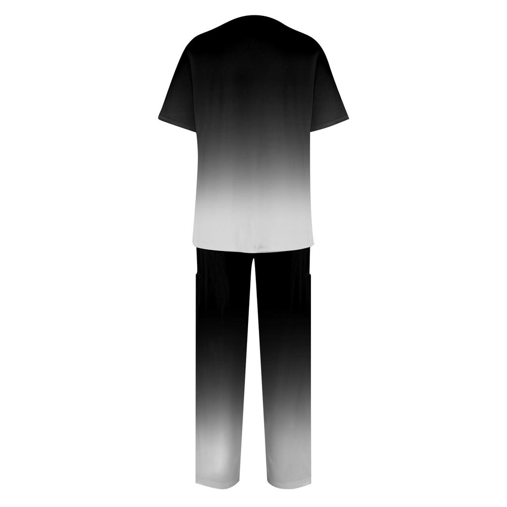 Frauen Kurzarm V-ausschnitt Tops + Hosen Arbeits Set Anzug Lose Beiläufige Kurzarm T Shirts Top Und Lange Hosen trainingsanzug