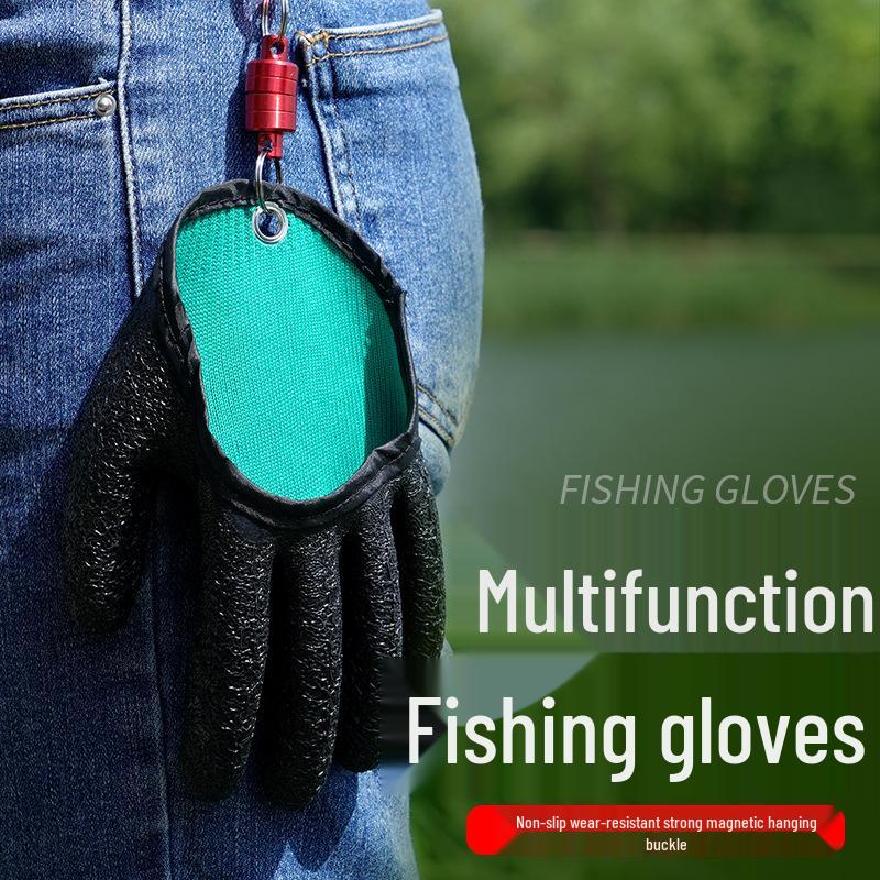 Huansheng Waterproof Non-slip Cut-resistant Fishing Gloves