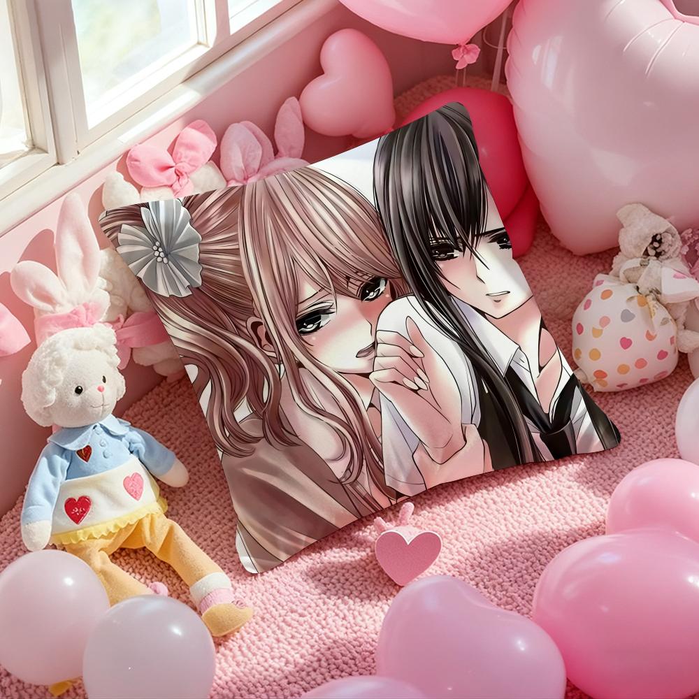 Anime Hot C-Citrus Cushion Cover Pattern Printed Pillowcase for Living Room Sofa Cushion Cover & Bedroom Decor