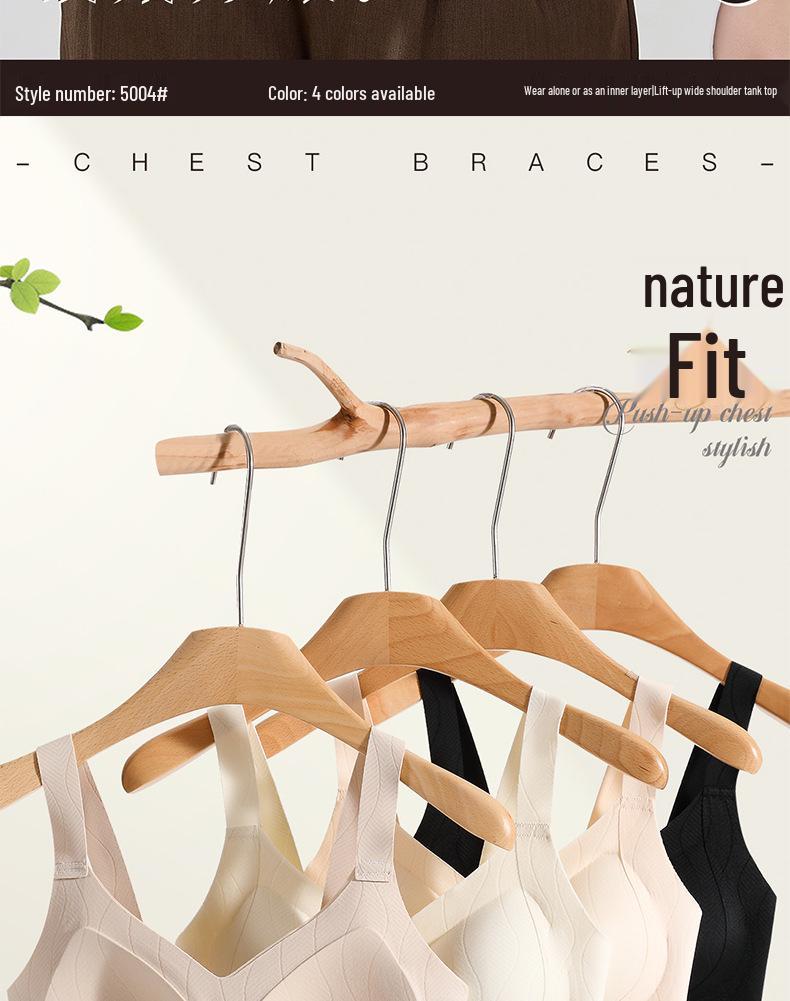 Women's Seamless Padded Long Tank Top with Built-In Bra