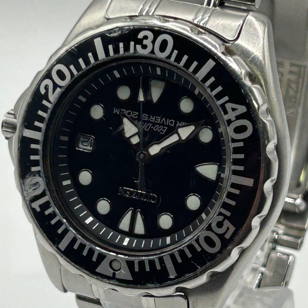 Citizen Eco Drive Air Divers 200м Рабочий продукт 7878-H10716