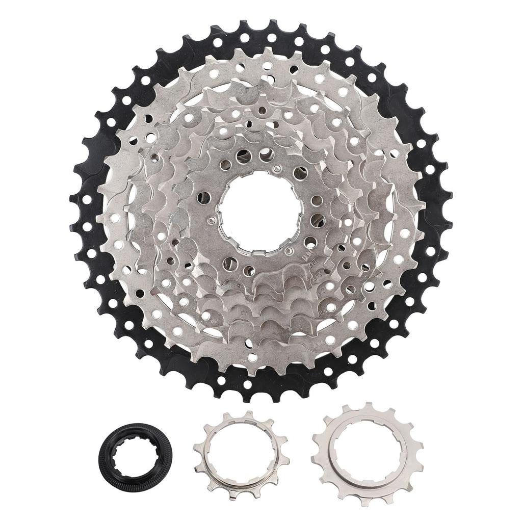 9-fach Kassette 12-40T Fahrradkassette Aluminiumlegierung Fahrrad Freilauf Sanfte Rotation Geräuschlos