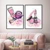 Schöne Modeillustrationswerkzeuge für Maniküre, Make-up, Nagelkunst, Bilder, moderne Salon-Wandposter und Drucke, Dekor HD3157