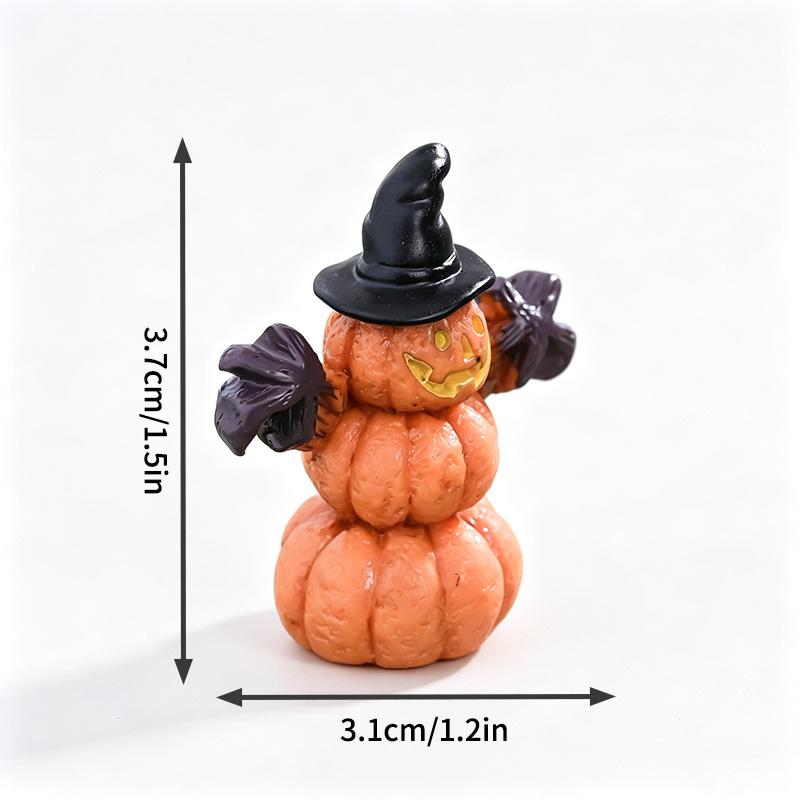 Halloween Decorations Skull Bat Mini Figurines Ornament Desktop Landscape Figurine Decoration