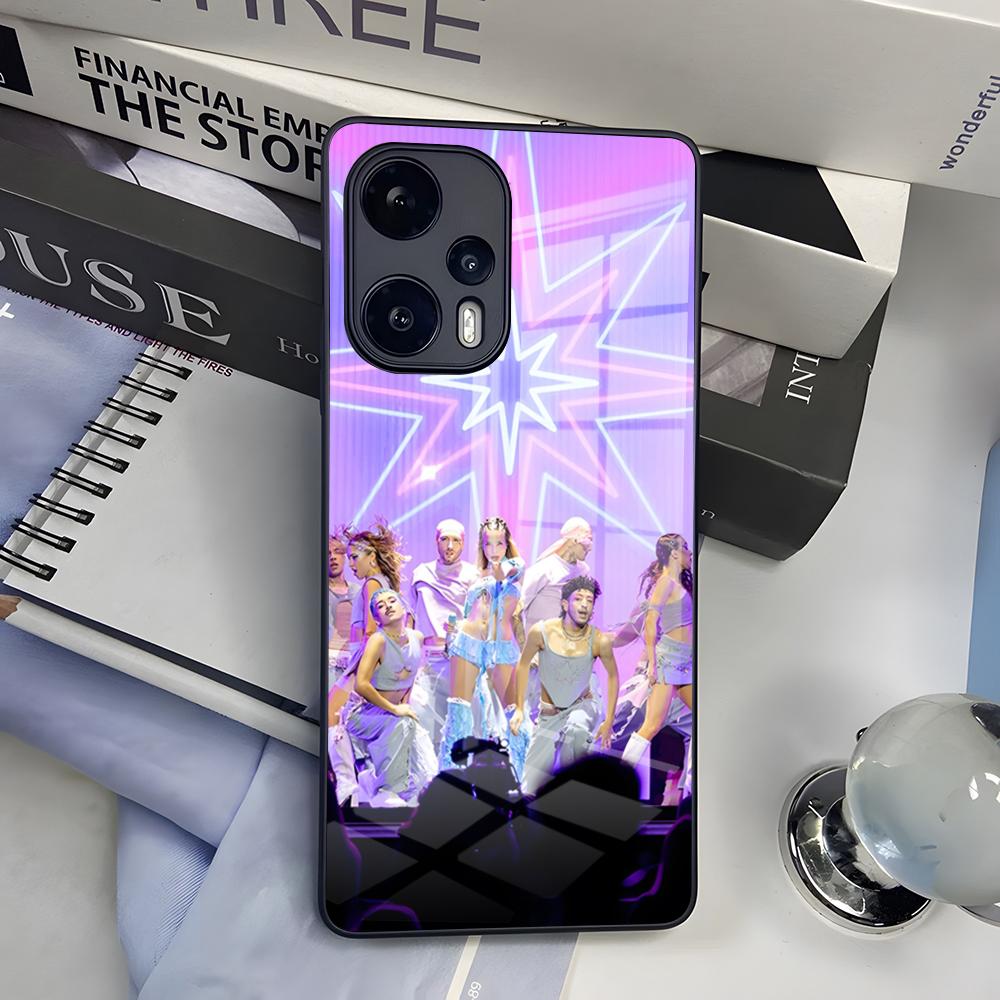 

Singer Emilia Mernes Mp3 Phone Case For Redmi 13 12 13c 12c Note 13 Pro Plus 11 12 Pro 10 12s 11s Glass Cover Redmi 12 5G
