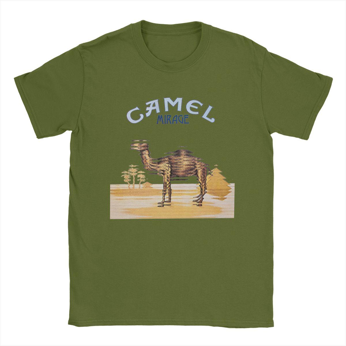 

Camels Band T Shirts for Men Cotton Funny T-Shirts O Neck Tees Short Sleeve Clothing Plus Size 4XL