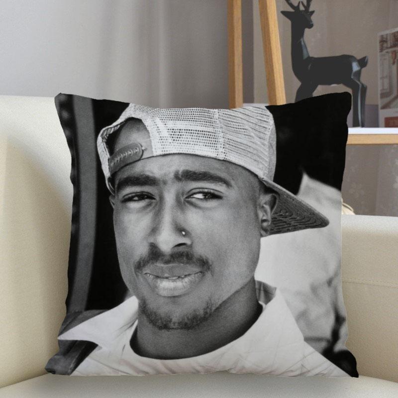 Musife New Custom 2Pac Tupac Pillowcase Sofa Decorative Cushion Cover Pillowcase Home Decor Drop Shipping