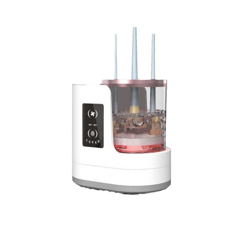 Automatic Cross-Border Makeup Brush Cleaner with Drying – Gentle on Bristles