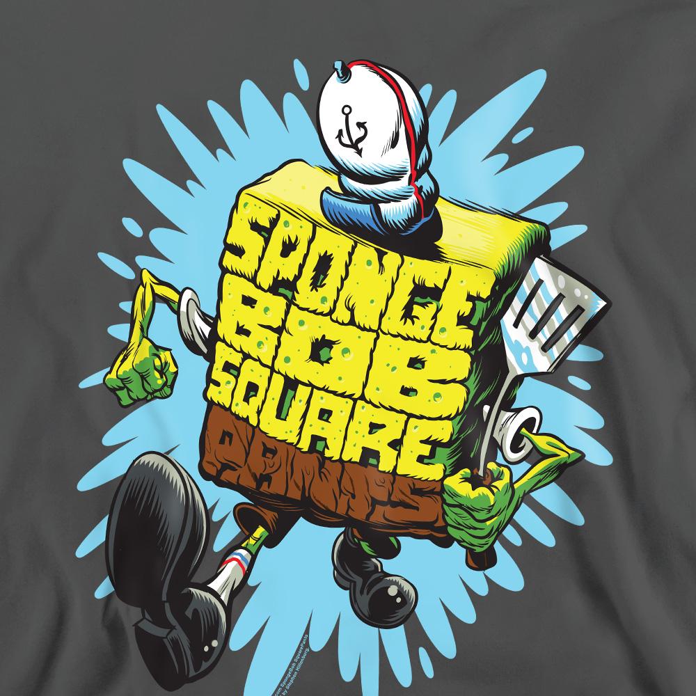 SpongeBob SquarePants Unisex Adult Letter Sweatshirt