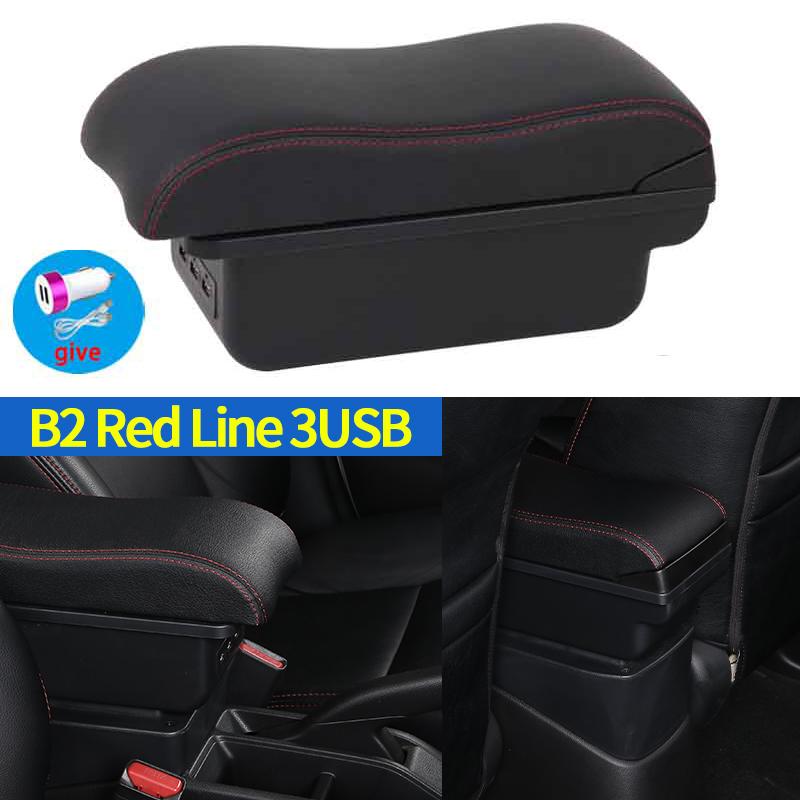Armrest For Opel Corsa E For Corsa E 2014 2015 2016 2017 2018 2019 Interior center armrest storage box car accessories
