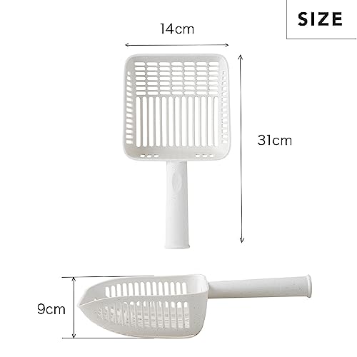 OFT Mega Sand Katzenstreuschaufel (mit Löchern) Für dich (ca.): 14,5cm B x 26cm T x 5,5cm H