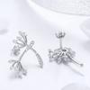 Lindon 925 Sterling Silver Zircon Earrings Drop Earrings For Women Wedding Party Gifts