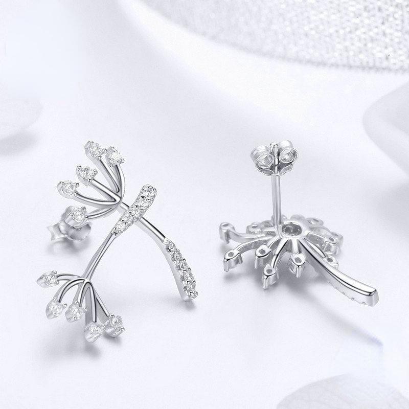 Lindon 925 Sterling Silver Zircon Earrings Drop Earrings For Women Wedding Party Gifts