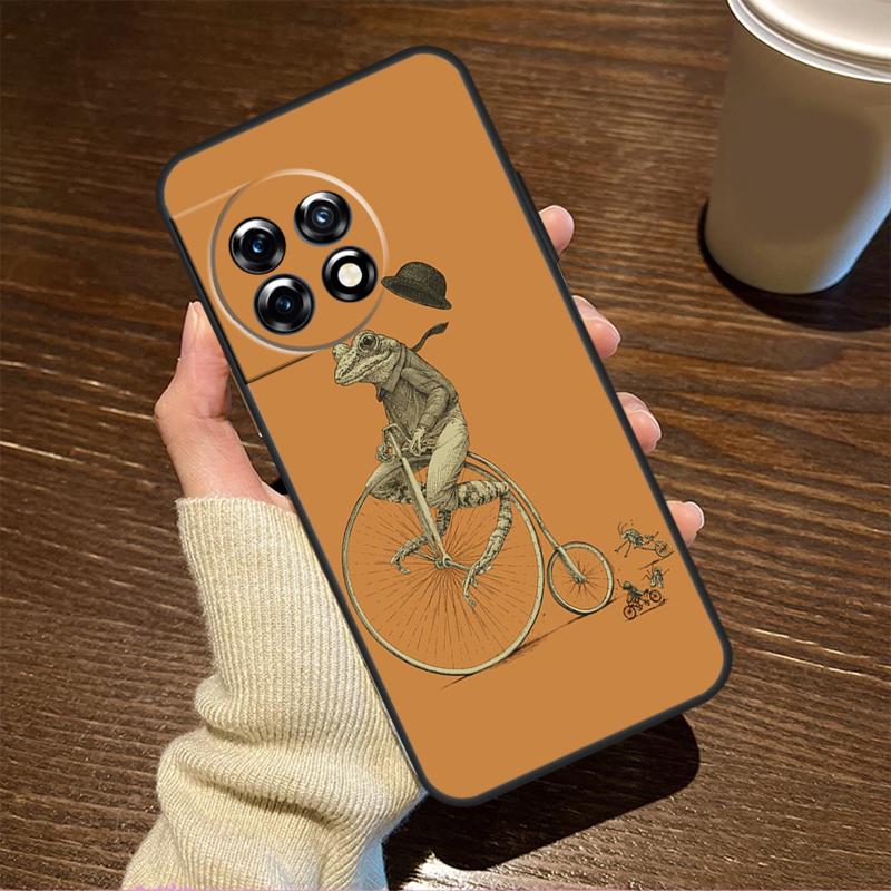 Vintage Retro Frog Mushrooms For OnePlus 15 13 12 11 15R 13R 12R 8T 10T 13T Case For OnePlus Nord 5 CE 2 3 4 Lite N20 N30
