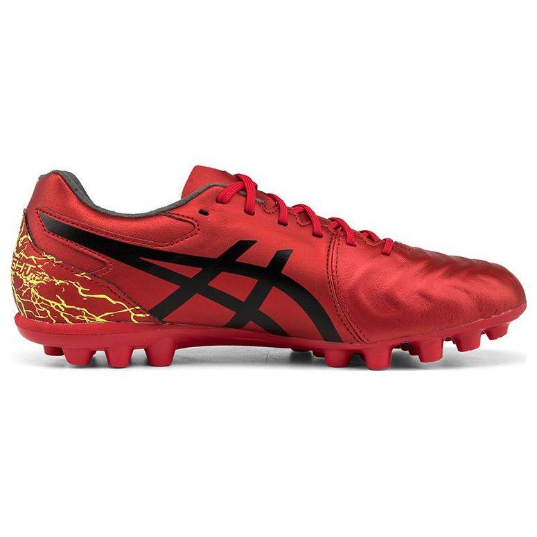 Asics Ds Light Round Toe Lace-Up Ag (Rubber Short Studs) Synthetic Leather Soccer Shoes Men Soccer Shoes Red 1103A032-600