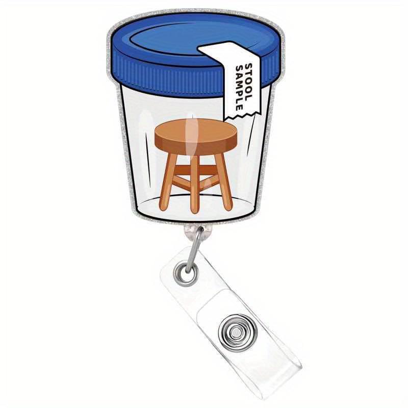 

Катушка со значком медсестры. Выдвижной ID-клип для медсестер, лицензированных практических медсестер, лаборантов и медицинских ассистентов. прозрачный