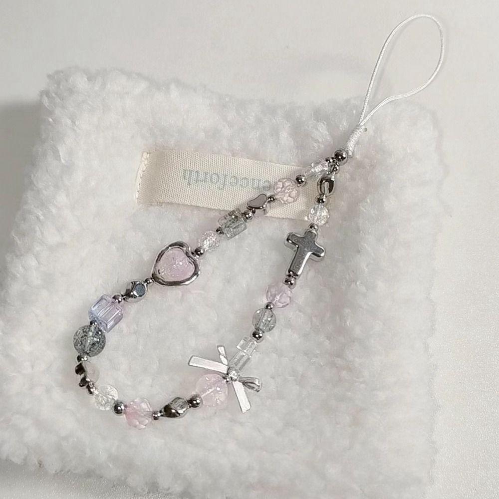 Hanging Rope Phone Wrist Strap Phone Charm Cellphone Lanyard Butterfly Phone Chain  Jewelry Gift