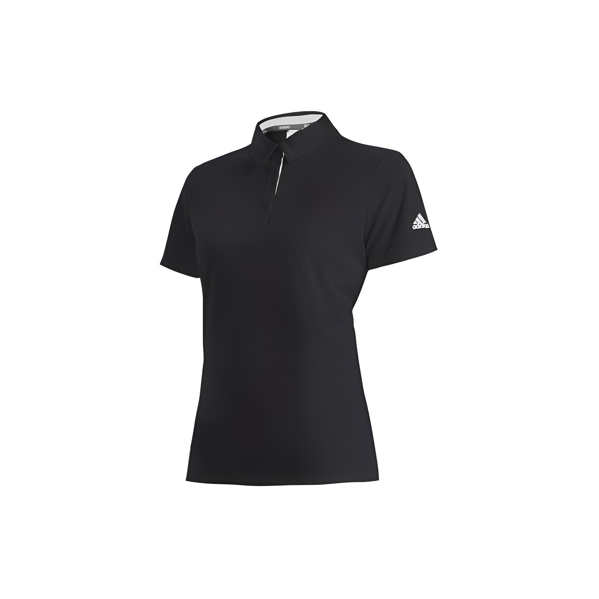 (WMNS) adidas Aeroready Polo Shirt Asia Sizing  Black White  Women s HR6418 L