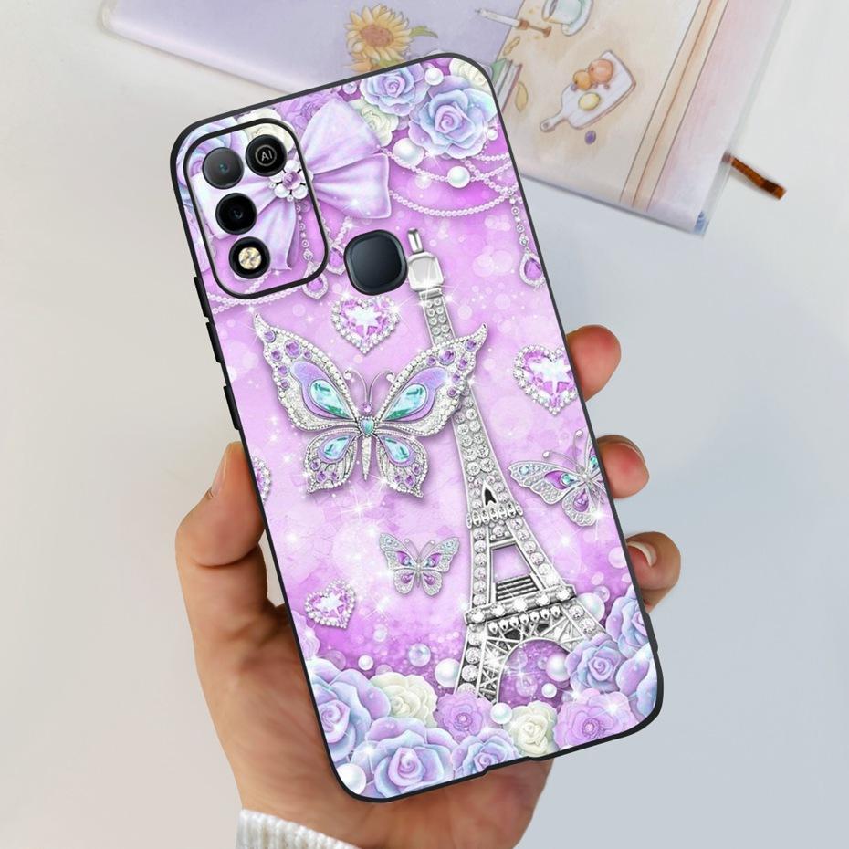 For Infinix Hot 10 Play X688C X688D Phone Case Cute Design Soft Silicone Back Cover For Infinix Hot 10 X682 Hot10 10 Lite X657B