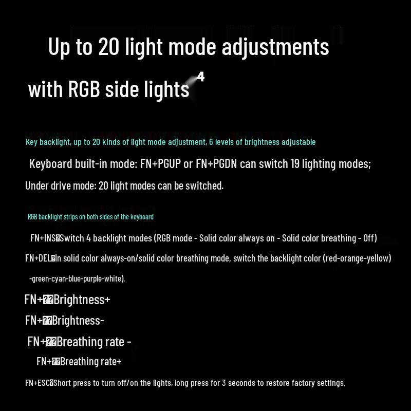 Rapoo V500PRO 104-Key Wired Backlit Mechanical Gaming Keyboard